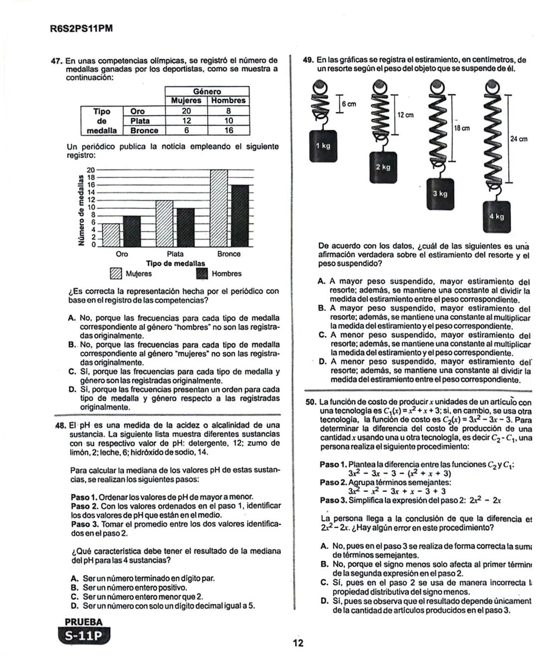1
# La Evaluación
PRUEBA
S-11P
Evaluación por Desempeño en Competencias
## Segunda sesión
En el siguiente cuadro se muestran las prueba