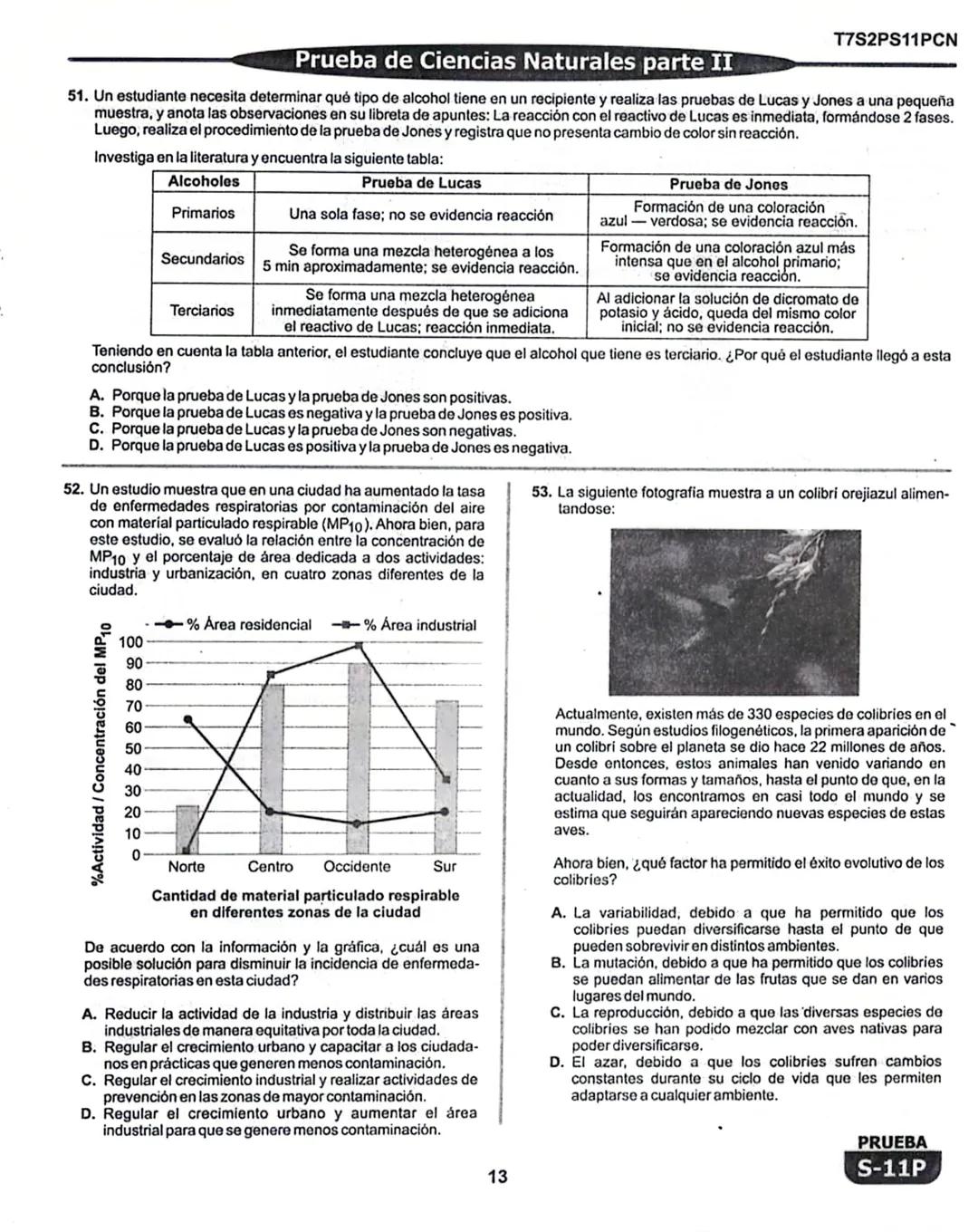 1
# La Evaluación
PRUEBA
S-11P
Evaluación por Desempeño en Competencias
## Segunda sesión
En el siguiente cuadro se muestran las prueba