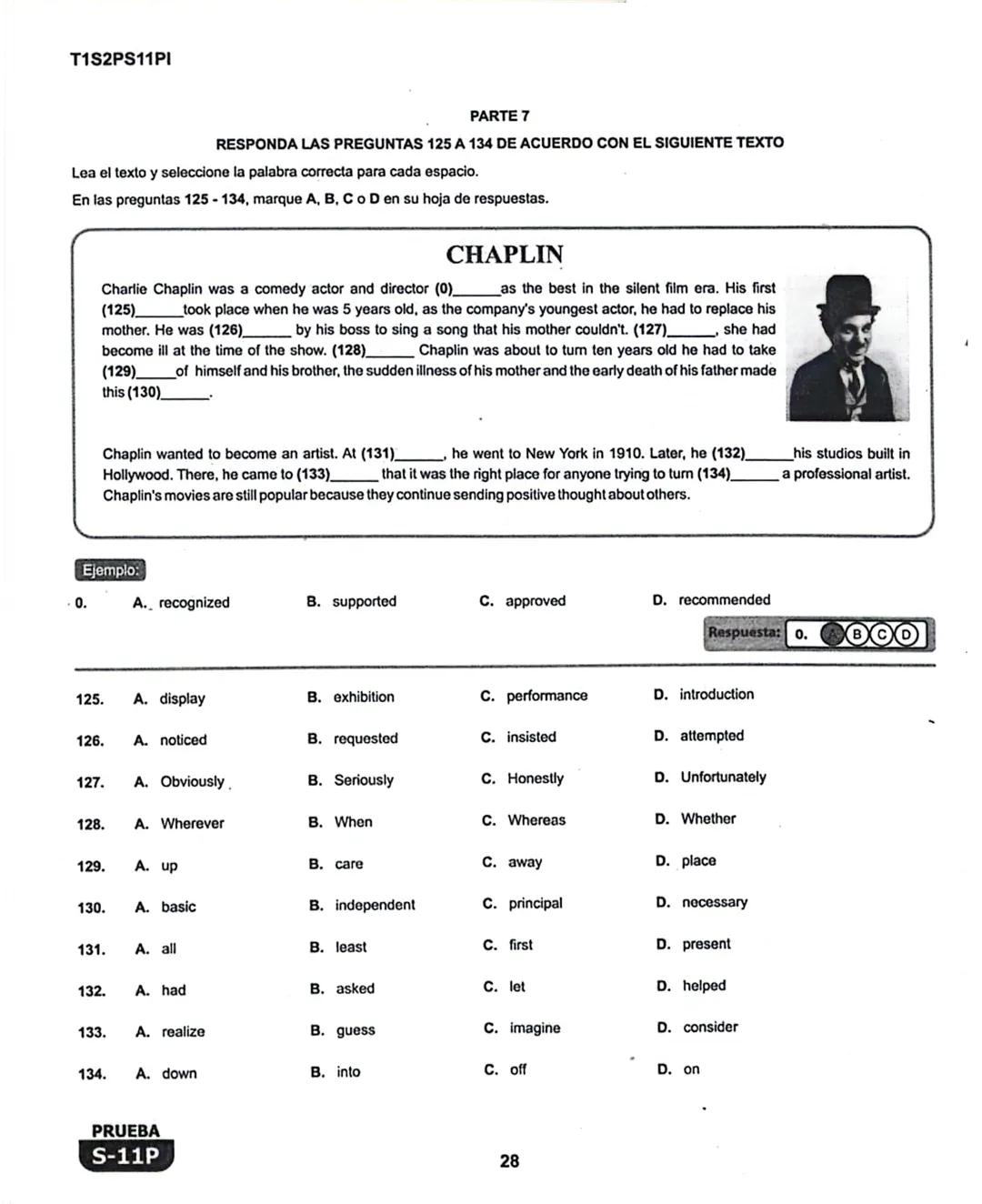 1
# La Evaluación
PRUEBA
S-11P
Evaluación por Desempeño en Competencias
## Segunda sesión
En el siguiente cuadro se muestran las prueba