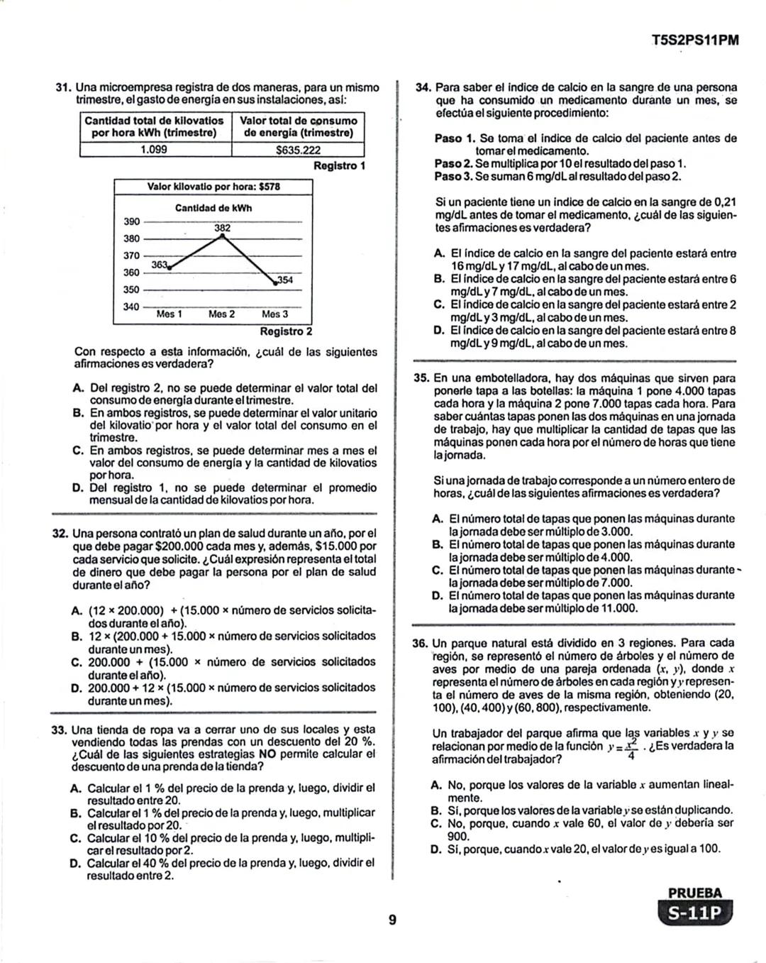 1
# La Evaluación
PRUEBA
S-11P
Evaluación por Desempeño en Competencias
## Segunda sesión
En el siguiente cuadro se muestran las prueba