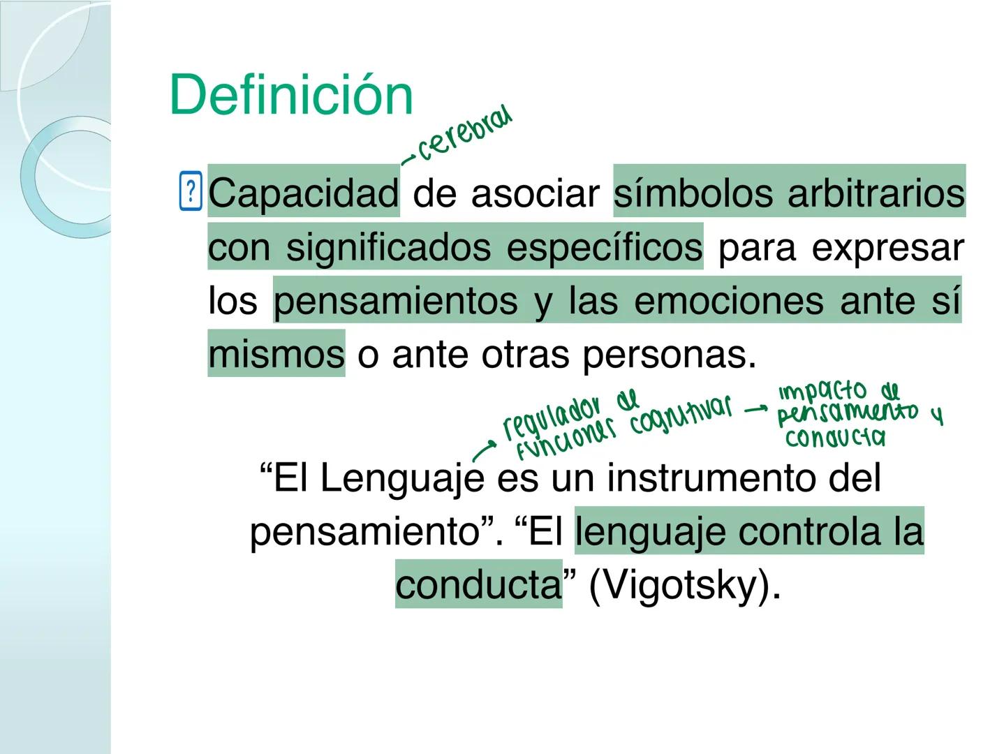 # NEUROPSICOLOGIA DEL
LENGUAJE
ADRIANA M. MARTINEZ
Máster en Rehabilitación Neuropsicológica y
Estimulación Cognitiva- UAB Definición
? -