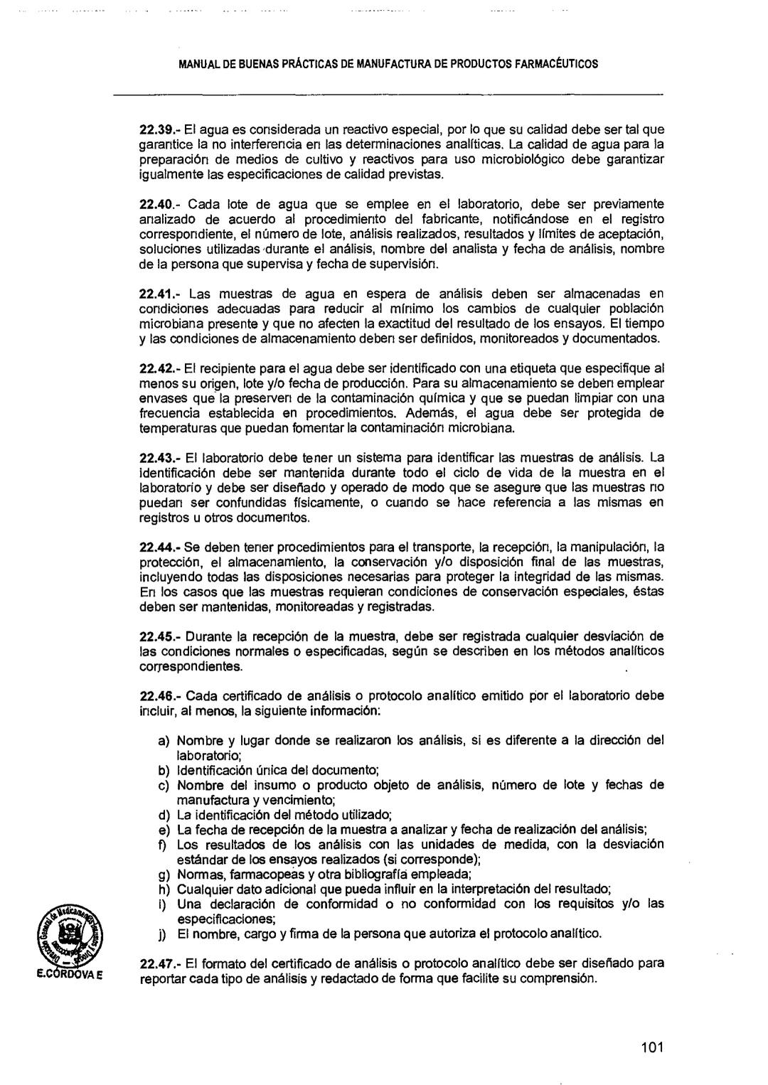 El Peruano/Miércoles 22 de agosto de 2018
SALUD
NORMAS LEGALES
Decreto Supremo que modifica el
Reglamento para el Registro, Control
y Vigila