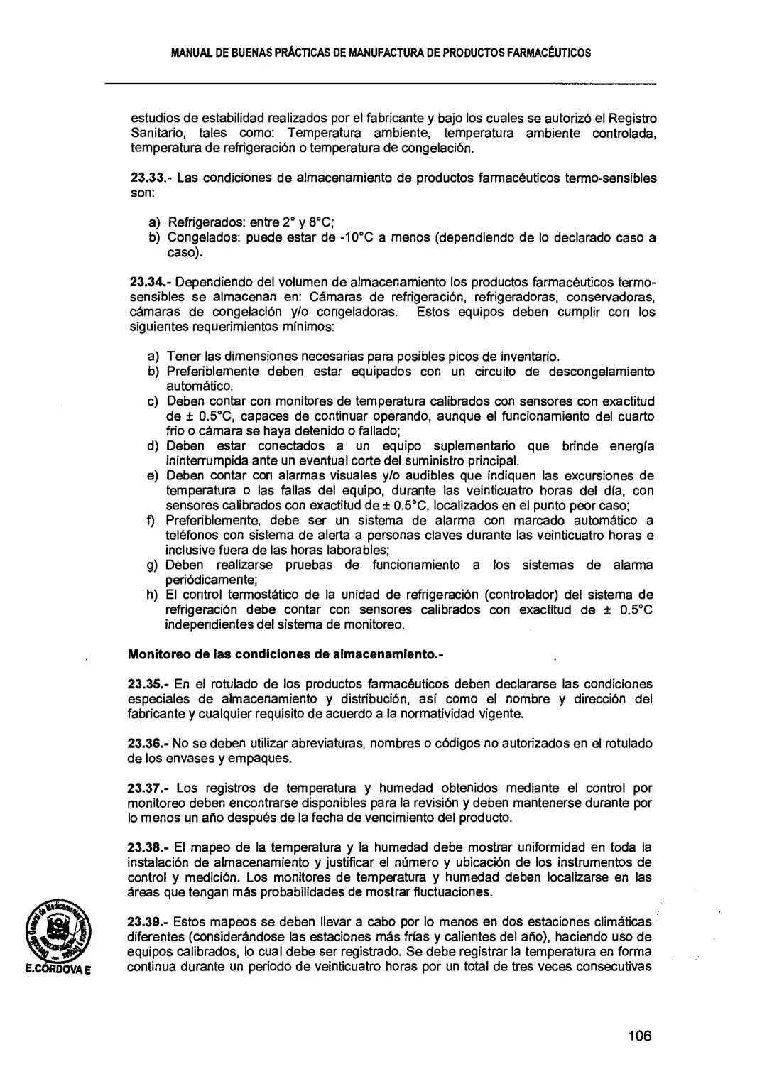 El Peruano/Miércoles 22 de agosto de 2018
SALUD
NORMAS LEGALES
Decreto Supremo que modifica el
Reglamento para el Registro, Control
y Vigila