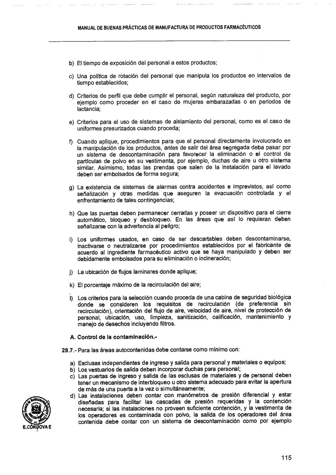 El Peruano/Miércoles 22 de agosto de 2018
SALUD
NORMAS LEGALES
Decreto Supremo que modifica el
Reglamento para el Registro, Control
y Vigila