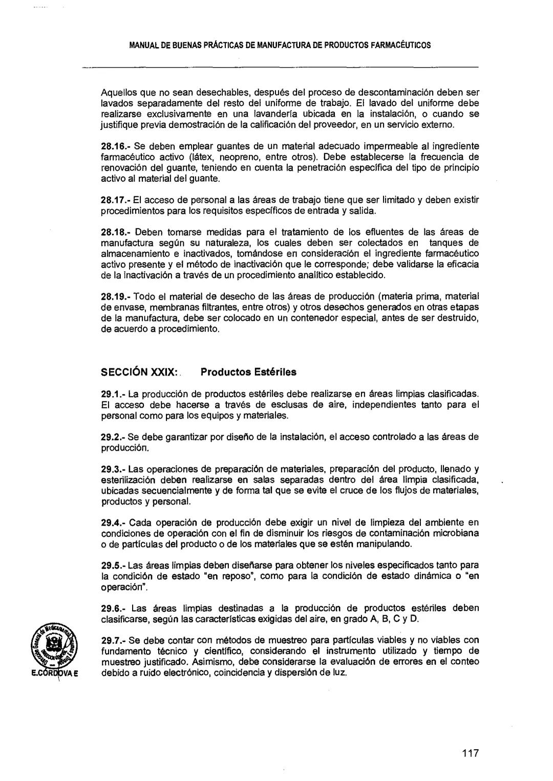 El Peruano/Miércoles 22 de agosto de 2018
SALUD
NORMAS LEGALES
Decreto Supremo que modifica el
Reglamento para el Registro, Control
y Vigila