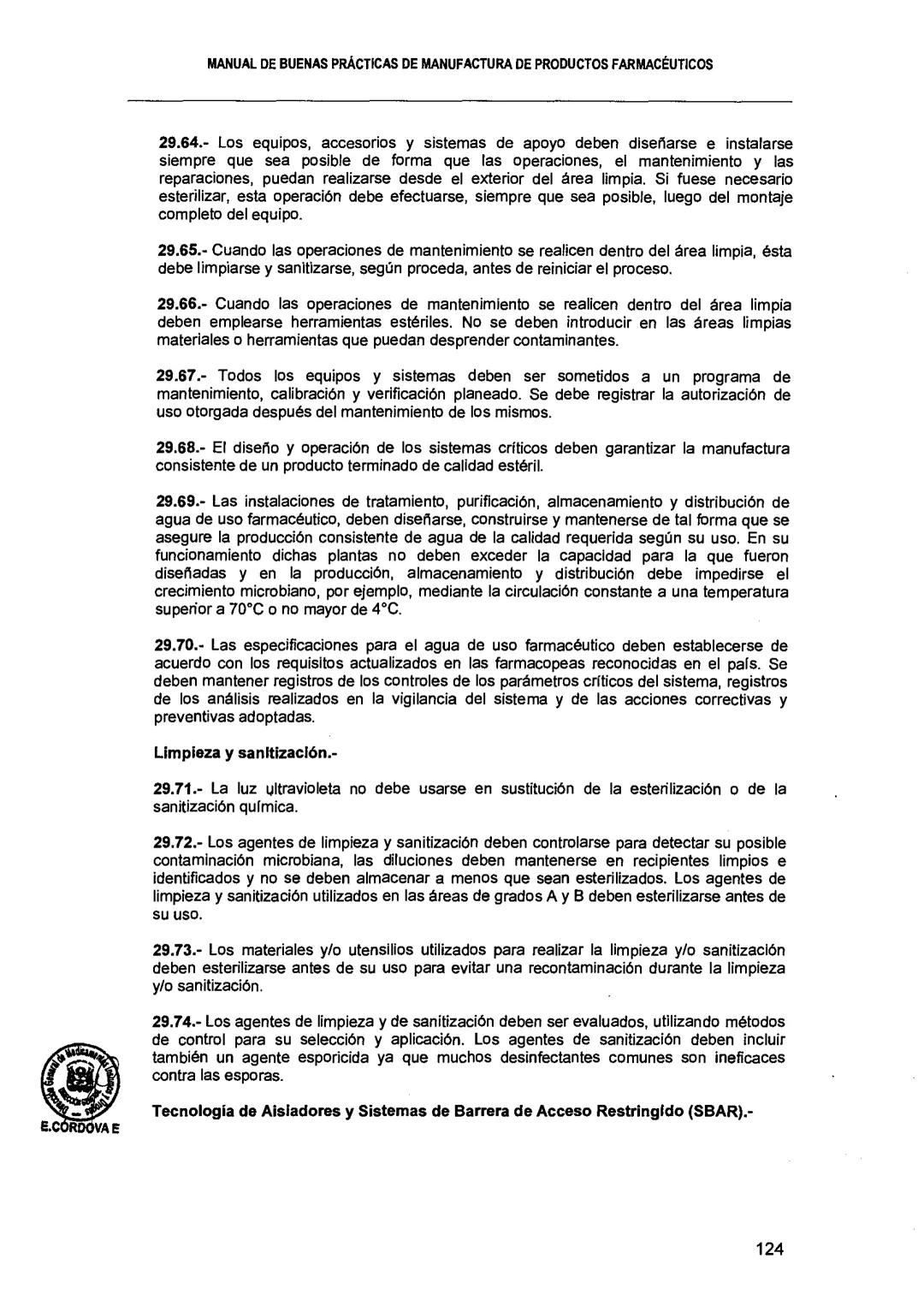 El Peruano/Miércoles 22 de agosto de 2018
SALUD
NORMAS LEGALES
Decreto Supremo que modifica el
Reglamento para el Registro, Control
y Vigila