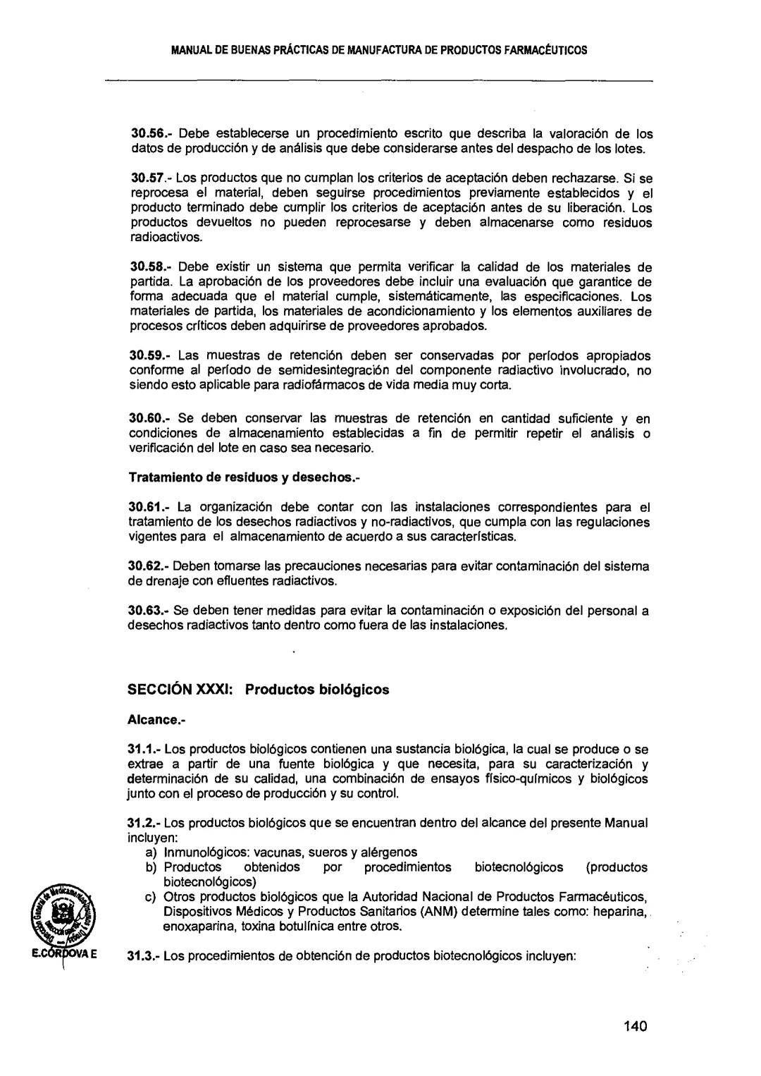 El Peruano/Miércoles 22 de agosto de 2018
SALUD
NORMAS LEGALES
Decreto Supremo que modifica el
Reglamento para el Registro, Control
y Vigila