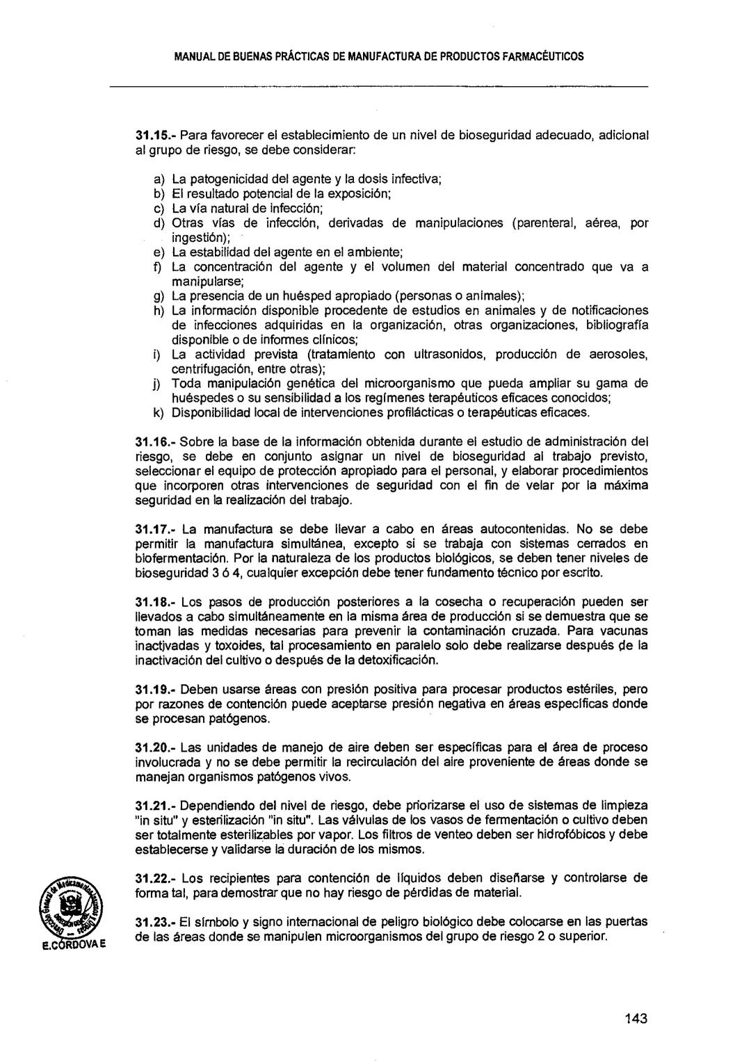 El Peruano/Miércoles 22 de agosto de 2018
SALUD
NORMAS LEGALES
Decreto Supremo que modifica el
Reglamento para el Registro, Control
y Vigila