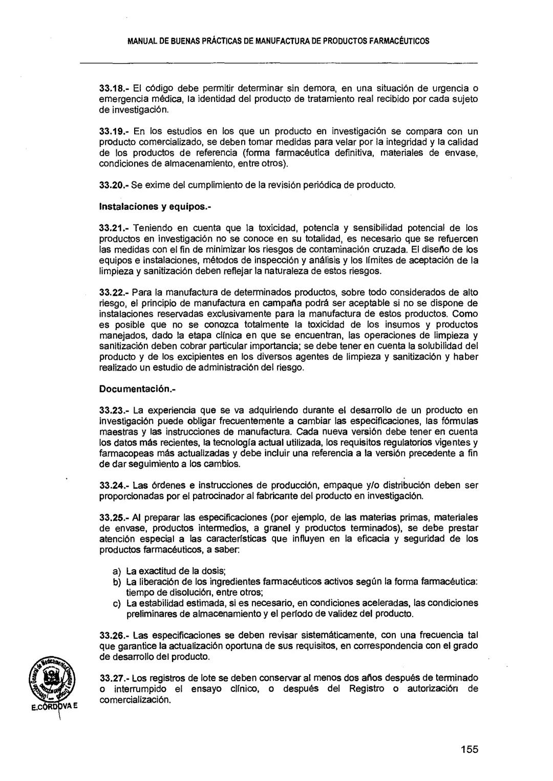 El Peruano/Miércoles 22 de agosto de 2018
SALUD
NORMAS LEGALES
Decreto Supremo que modifica el
Reglamento para el Registro, Control
y Vigila