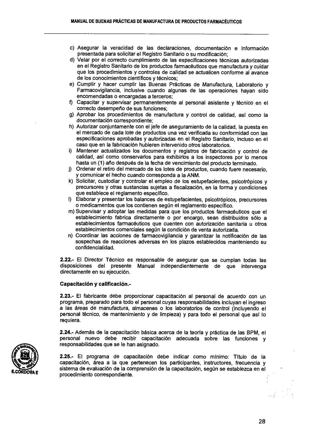 El Peruano/Miércoles 22 de agosto de 2018
SALUD
NORMAS LEGALES
Decreto Supremo que modifica el
Reglamento para el Registro, Control
y Vigila