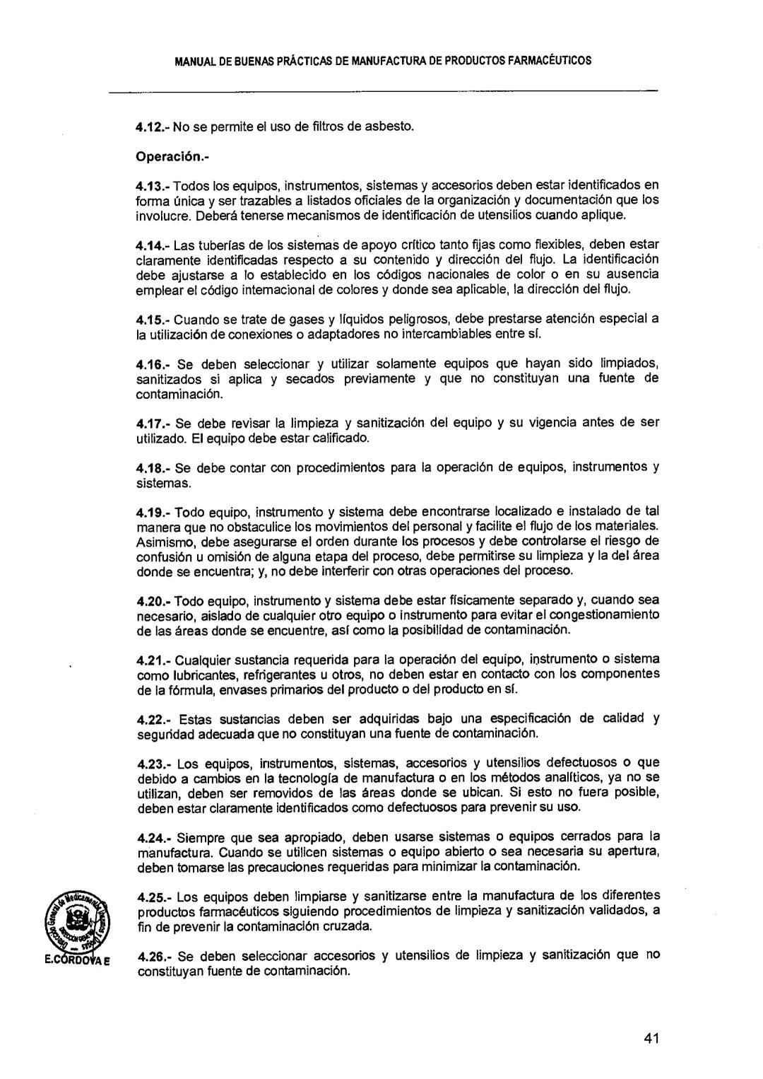 El Peruano/Miércoles 22 de agosto de 2018
SALUD
NORMAS LEGALES
Decreto Supremo que modifica el
Reglamento para el Registro, Control
y Vigila