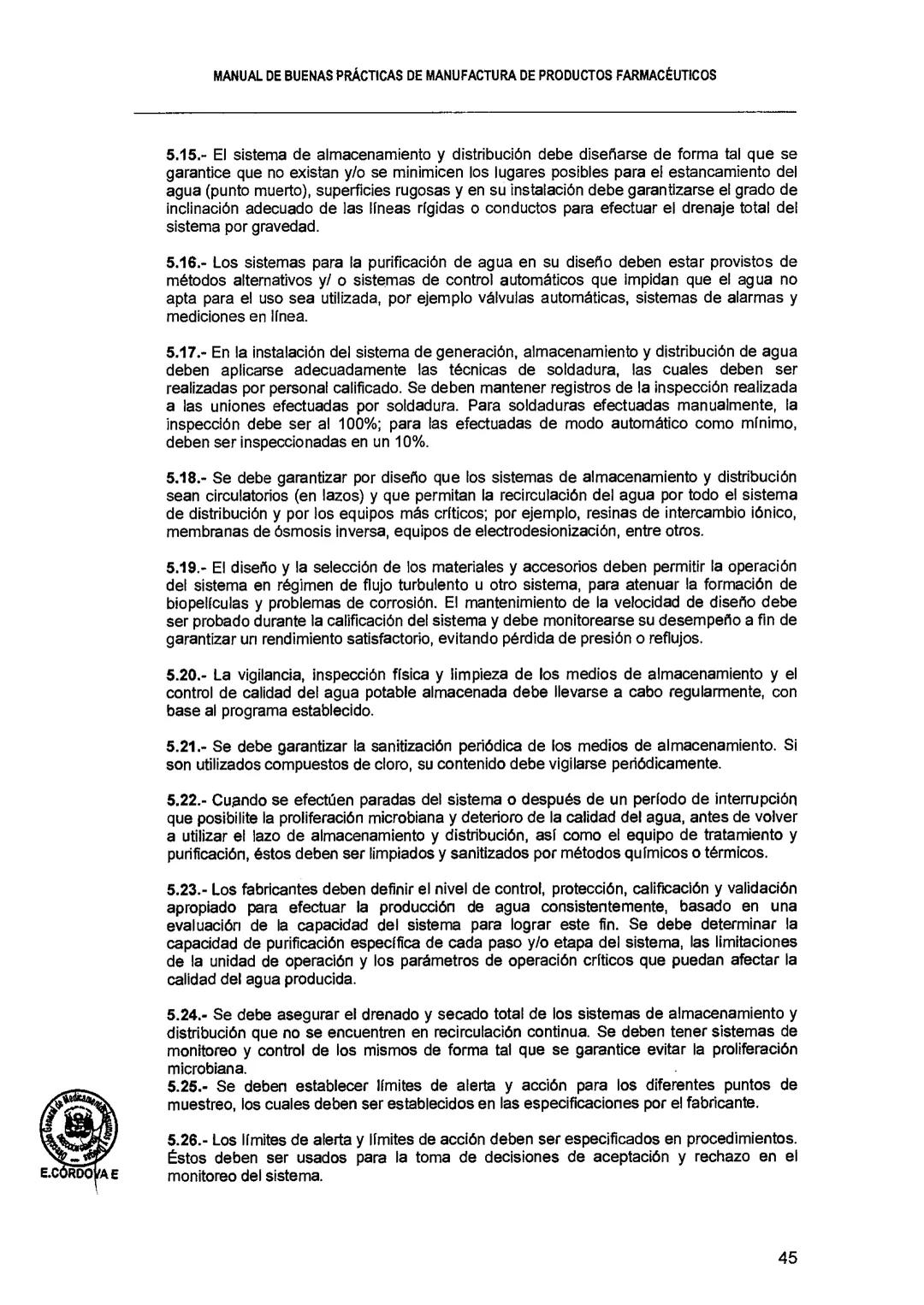 El Peruano/Miércoles 22 de agosto de 2018
SALUD
NORMAS LEGALES
Decreto Supremo que modifica el
Reglamento para el Registro, Control
y Vigila
