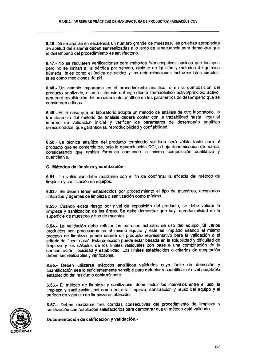 El Peruano/Miércoles 22 de agosto de 2018
SALUD
NORMAS LEGALES
Decreto Supremo que modifica el
Reglamento para el Registro, Control
y Vigila