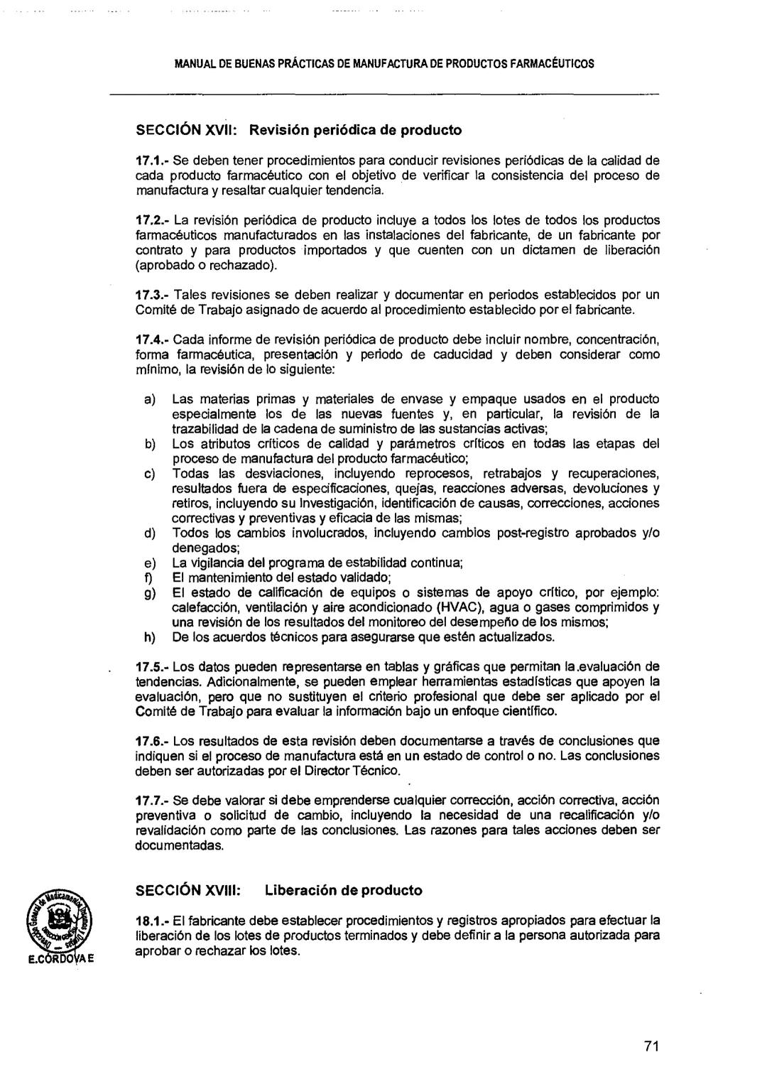 El Peruano/Miércoles 22 de agosto de 2018
SALUD
NORMAS LEGALES
Decreto Supremo que modifica el
Reglamento para el Registro, Control
y Vigila