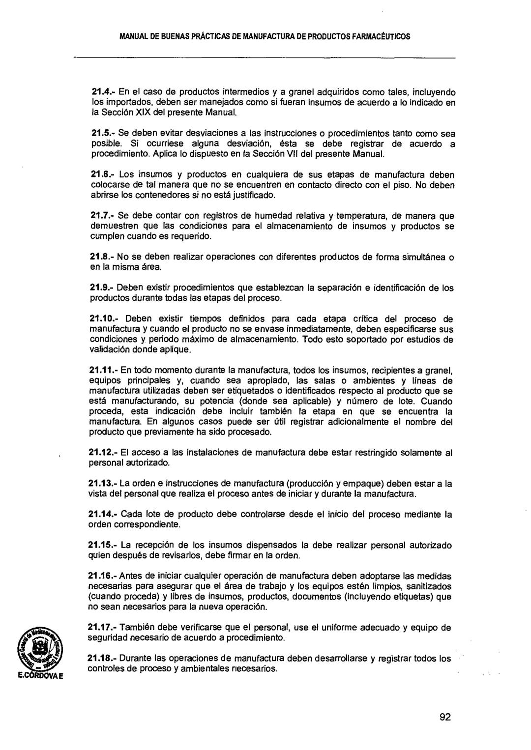 El Peruano/Miércoles 22 de agosto de 2018
SALUD
NORMAS LEGALES
Decreto Supremo que modifica el
Reglamento para el Registro, Control
y Vigila