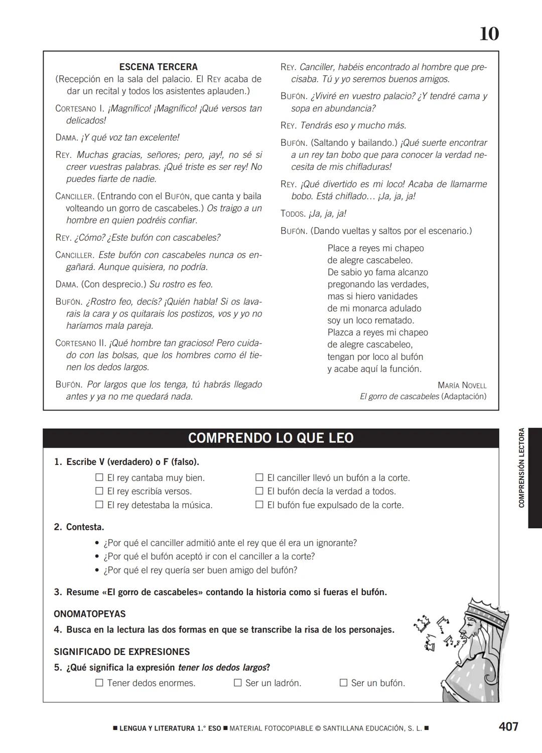 COMPRENSIÓN LECTORA Lectura
1
Papá juega con nosotros
Una tarde invité a mis compañeros a venir a casa para
jugar a los cowboys. Estábamos e