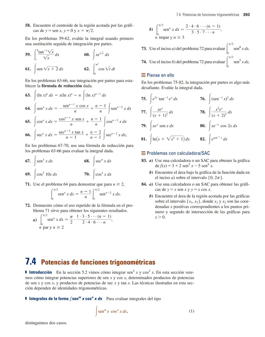 3.7 Derivadas de funciones inversas 165
Como habíamos pronosticado, observe que (7) no está definida en x = -1 o x = 1. La fun-
ción seno i