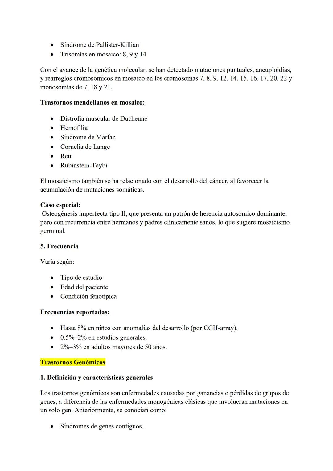 INFOGRAFÍA 1: MECANISMOS NO CLASICOS HERENCIA (CAPITULO 9),
MOSAICISMO, TRANSTORNOS GENÓMICOS, ENFERMEDAD POR
EXPANSION DE MICROSATELITES, D