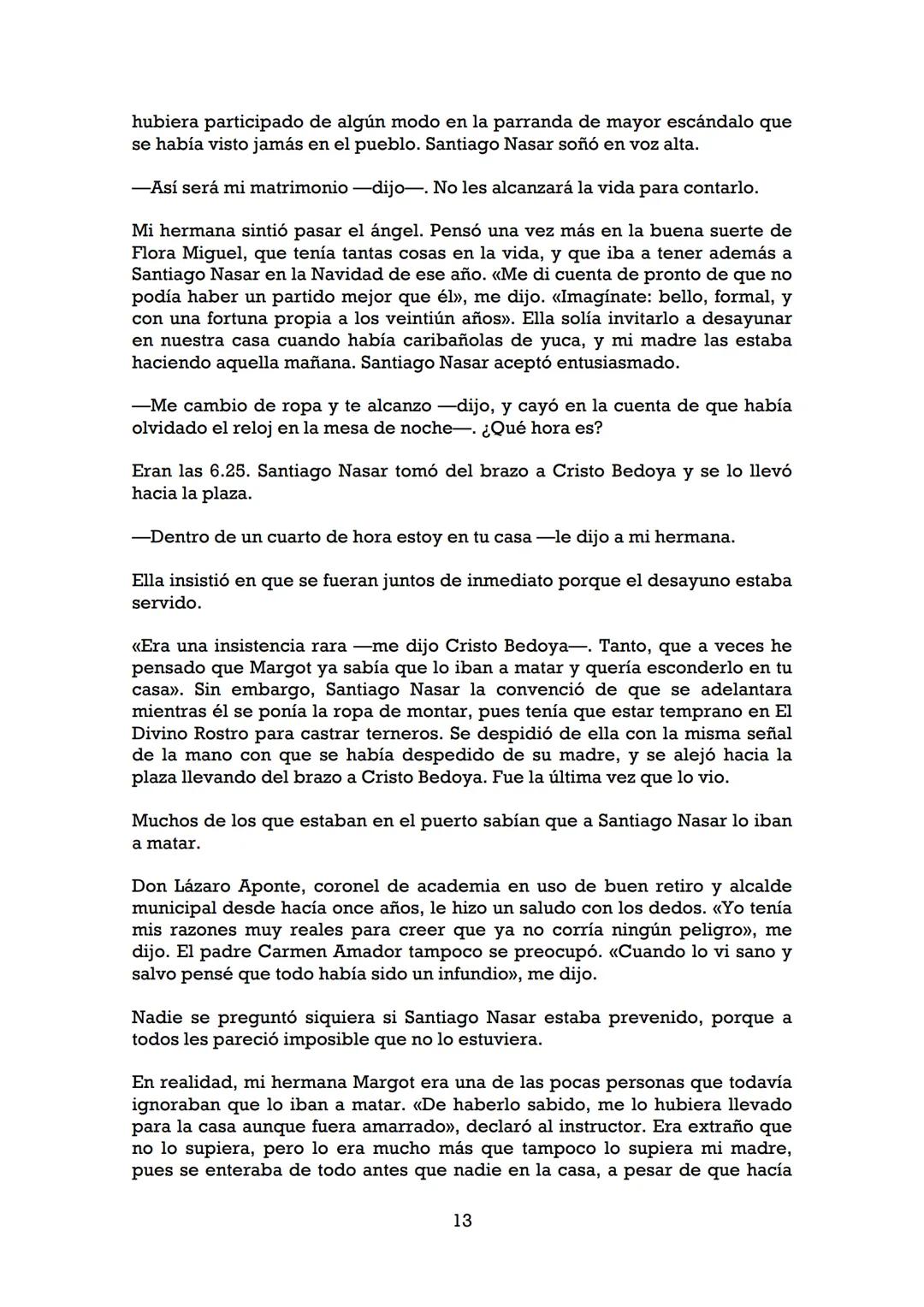 GABRIEL GARCÍA MÁRQUEZ
Crónica de una muerte anunciada Gabriel García Márquez (Aracataca, Colombia, 1928) es la figura más
representativa d