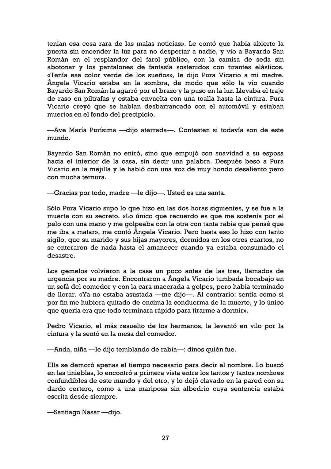 GABRIEL GARCÍA MÁRQUEZ
Crónica de una muerte anunciada Gabriel García Márquez (Aracataca, Colombia, 1928) es la figura más
representativa d