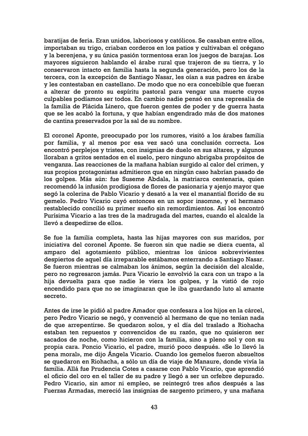 GABRIEL GARCÍA MÁRQUEZ
Crónica de una muerte anunciada Gabriel García Márquez (Aracataca, Colombia, 1928) es la figura más
representativa d