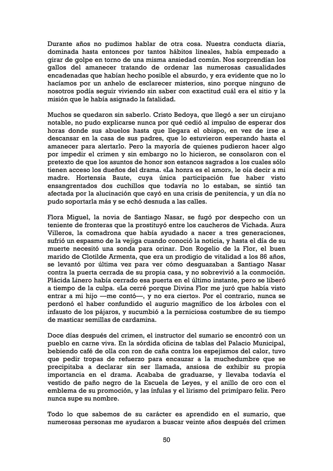 GABRIEL GARCÍA MÁRQUEZ
Crónica de una muerte anunciada Gabriel García Márquez (Aracataca, Colombia, 1928) es la figura más
representativa d