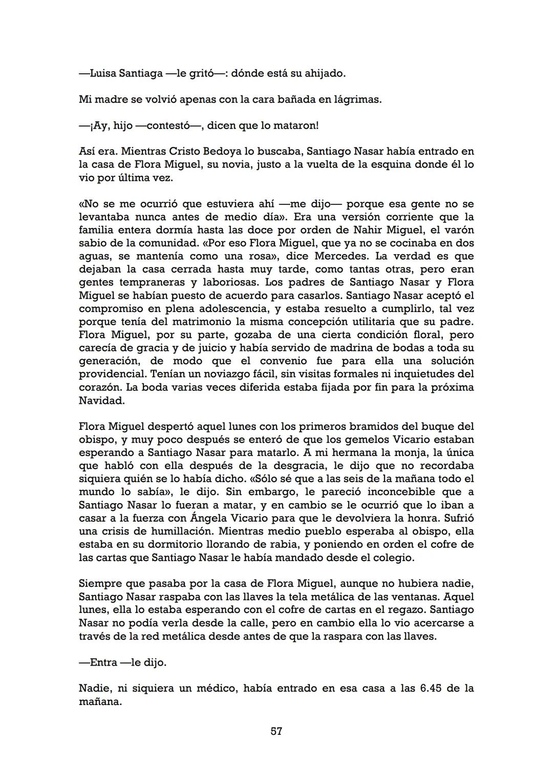 GABRIEL GARCÍA MÁRQUEZ
Crónica de una muerte anunciada Gabriel García Márquez (Aracataca, Colombia, 1928) es la figura más
representativa d