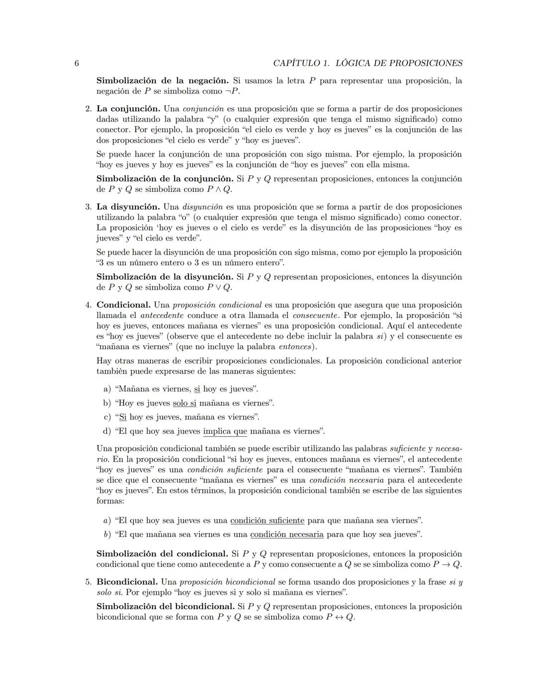 Fundamentos de Matemáticas
Jerson Borja  Índice general
Prefacio
Dependencia entre capítulos
1. Lógica de proposiciones
1.1. Argumentación