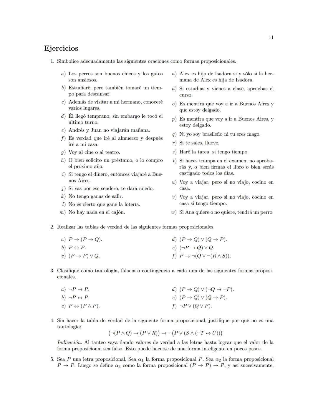 Fundamentos de Matemáticas
Jerson Borja  Índice general
Prefacio
Dependencia entre capítulos
1. Lógica de proposiciones
1.1. Argumentación