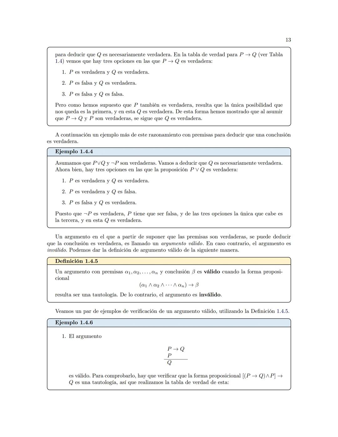 Fundamentos de Matemáticas
Jerson Borja  Índice general
Prefacio
Dependencia entre capítulos
1. Lógica de proposiciones
1.1. Argumentación
