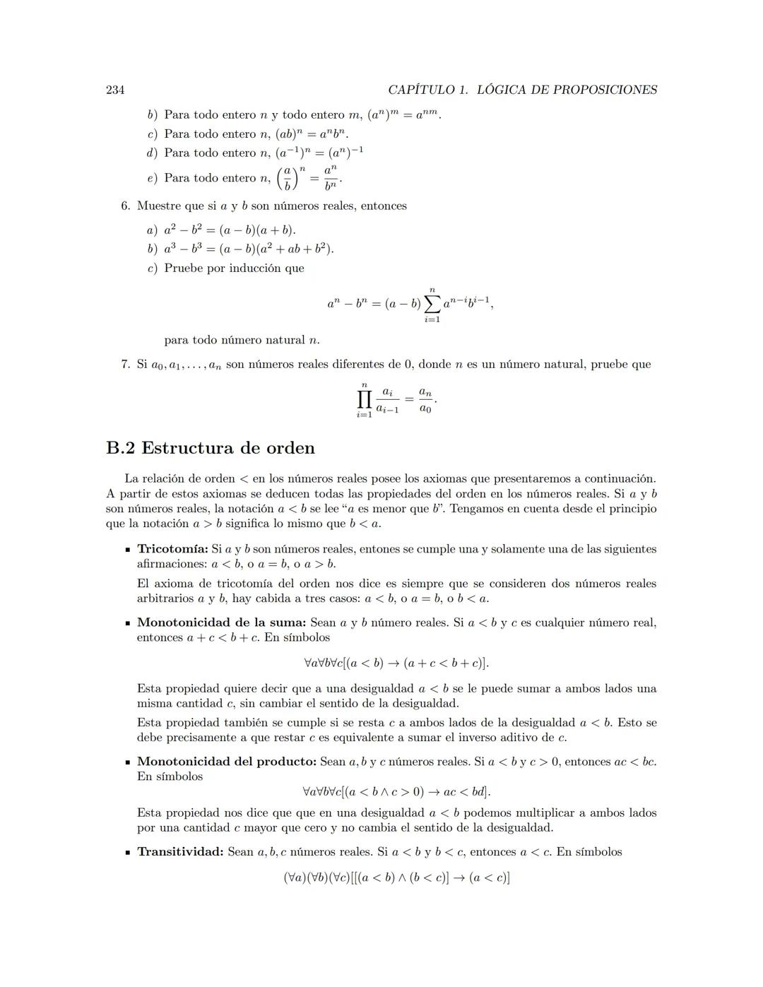 Fundamentos de Matemáticas
Jerson Borja  Índice general
Prefacio
Dependencia entre capítulos
1. Lógica de proposiciones
1.1. Argumentación