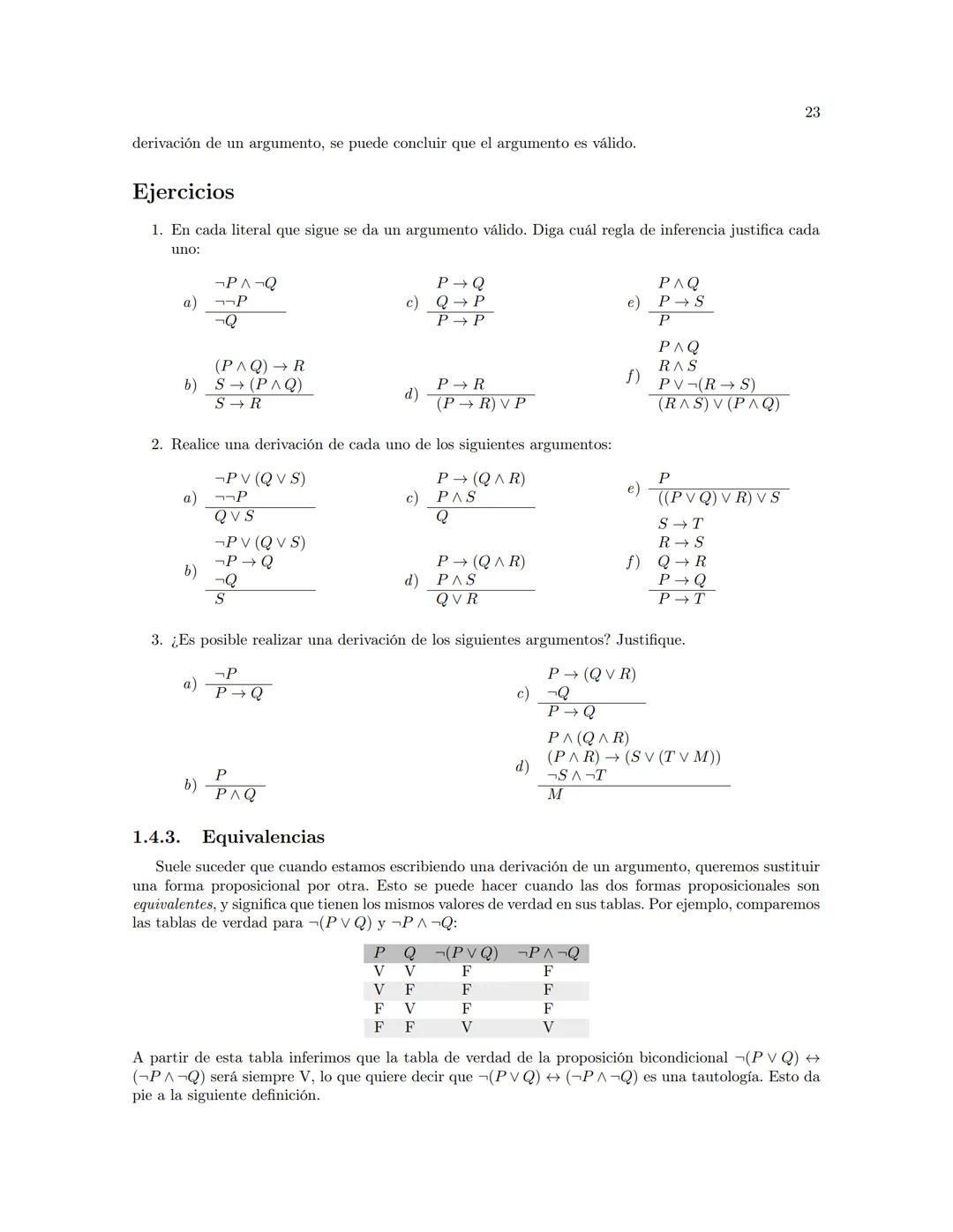 Fundamentos de Matemáticas
Jerson Borja  Índice general
Prefacio
Dependencia entre capítulos
1. Lógica de proposiciones
1.1. Argumentación