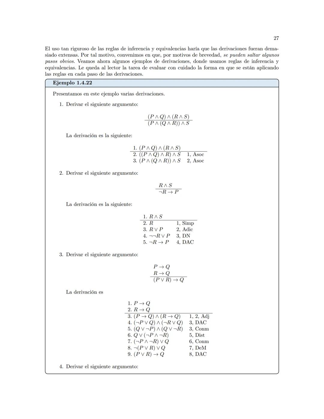 Fundamentos de Matemáticas
Jerson Borja  Índice general
Prefacio
Dependencia entre capítulos
1. Lógica de proposiciones
1.1. Argumentación