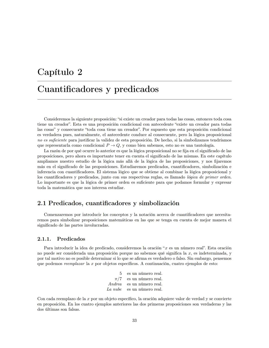 Fundamentos de Matemáticas
Jerson Borja  Índice general
Prefacio
Dependencia entre capítulos
1. Lógica de proposiciones
1.1. Argumentación
