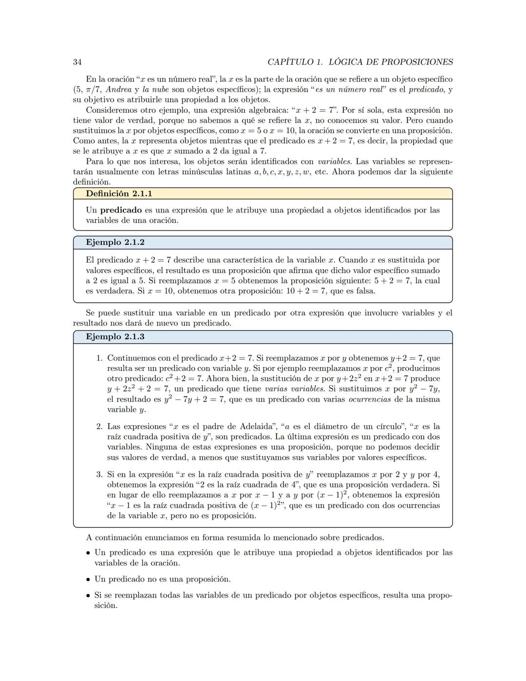 Fundamentos de Matemáticas
Jerson Borja  Índice general
Prefacio
Dependencia entre capítulos
1. Lógica de proposiciones
1.1. Argumentación