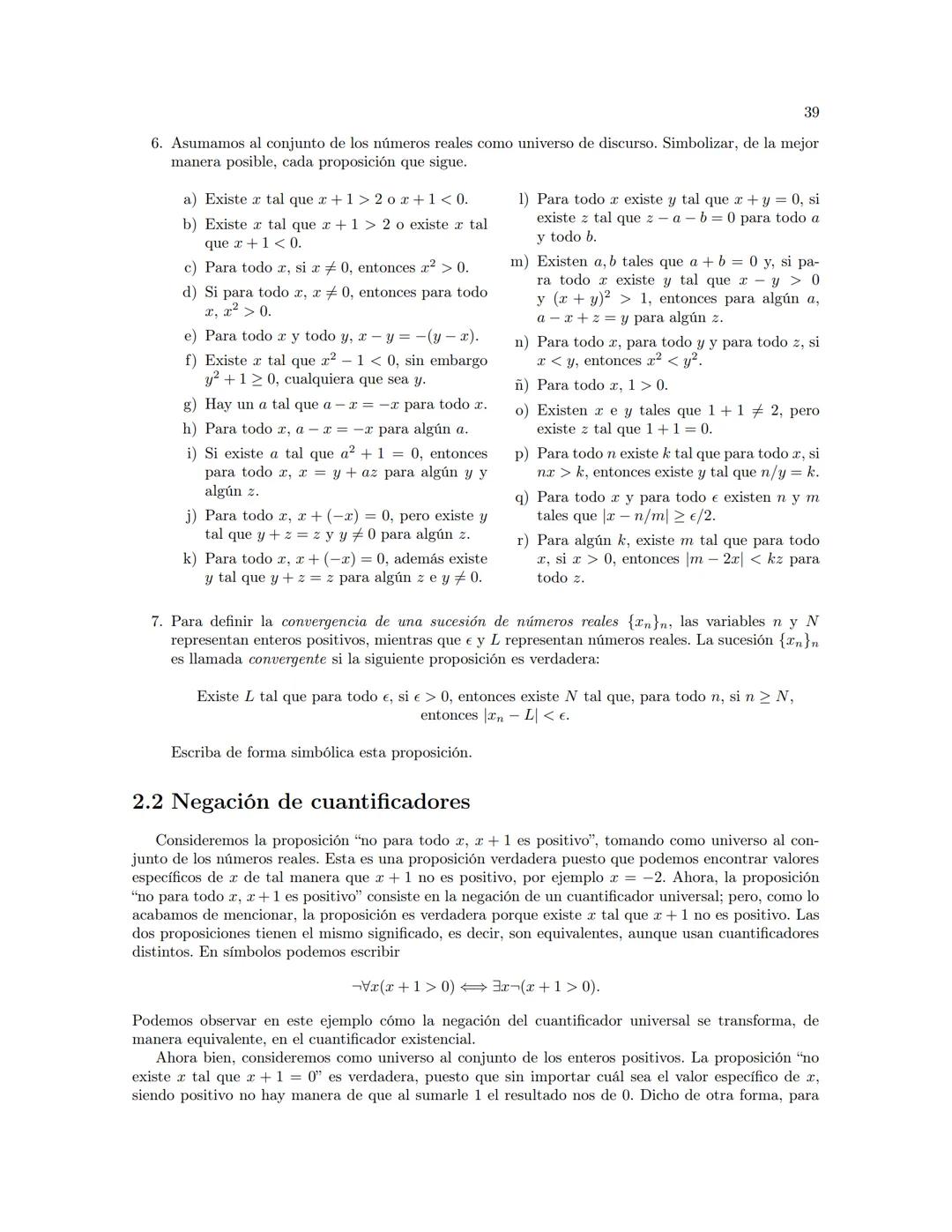 Fundamentos de Matemáticas
Jerson Borja  Índice general
Prefacio
Dependencia entre capítulos
1. Lógica de proposiciones
1.1. Argumentación