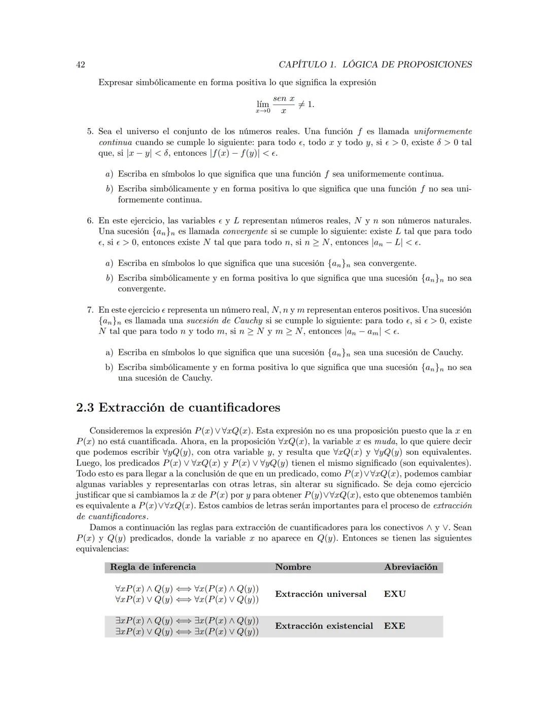 Fundamentos de Matemáticas
Jerson Borja  Índice general
Prefacio
Dependencia entre capítulos
1. Lógica de proposiciones
1.1. Argumentación