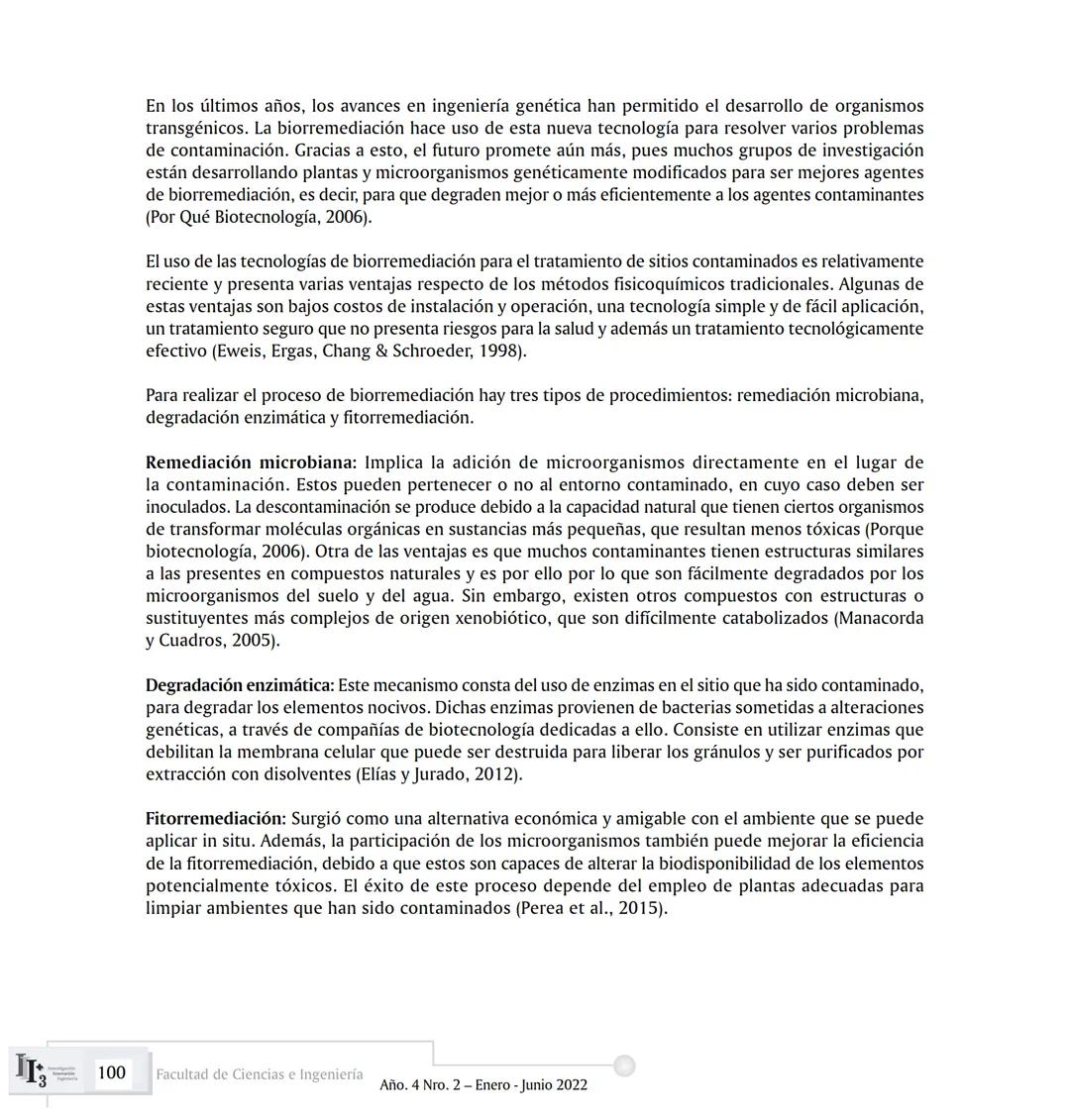 ARTICUL ARTÍCULOS ORIGINALES/ORIGINAL ARTICLES ARTICLE
AVANCES EN BIOTECNOLOGÍA AMBIENTAL:
BIORREMEDIACIÓN DE PLÁSTICOS.
ADVANCES IN ENVIRON