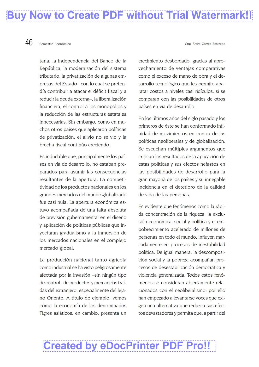 EL NUEVO ORDEN MUNDIAL
Cruz Elvira Correa Restrepo
■ RESUMEN
Este artículo pretende revisar algunos de los elementos que sustentaron el orde