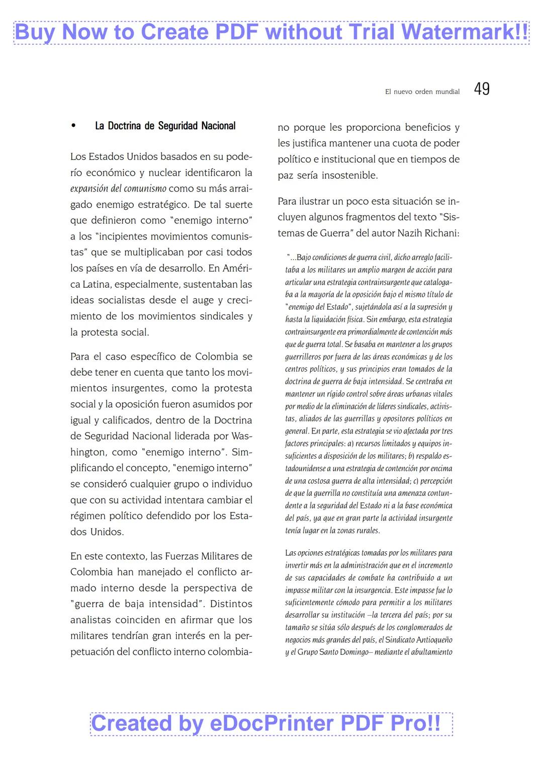 EL NUEVO ORDEN MUNDIAL
Cruz Elvira Correa Restrepo
■ RESUMEN
Este artículo pretende revisar algunos de los elementos que sustentaron el orde