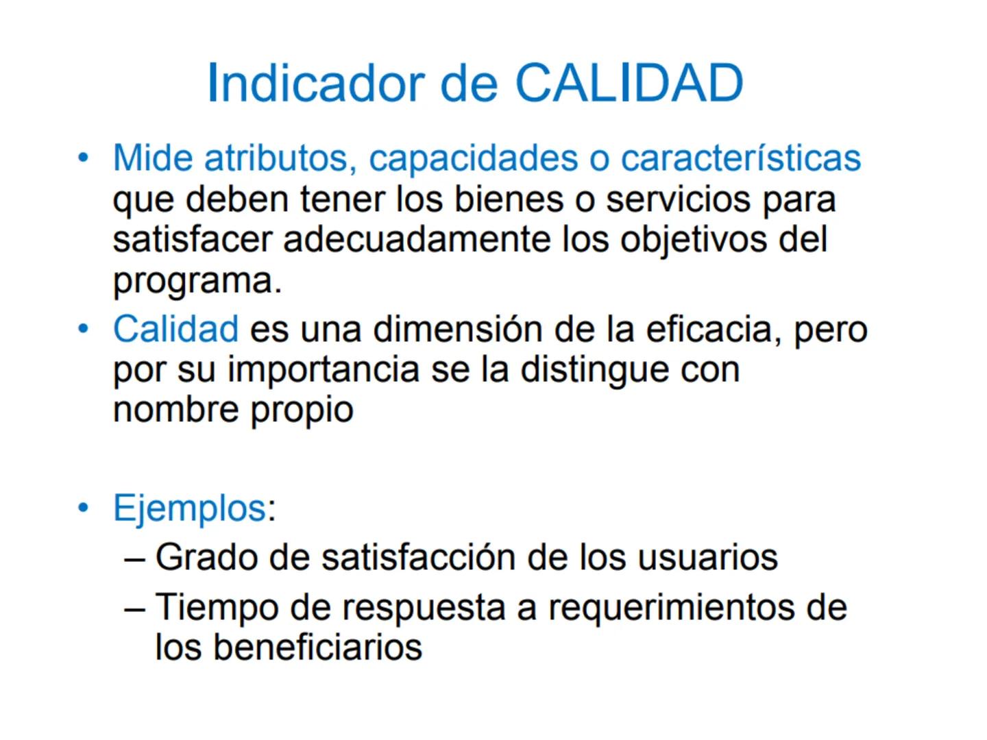 Objetivos de Calidad:
Fijados por la alta dirección.
Coherentes con la Política de Calidad.
Enfocados a la mejora Continua.
Los objetivos de