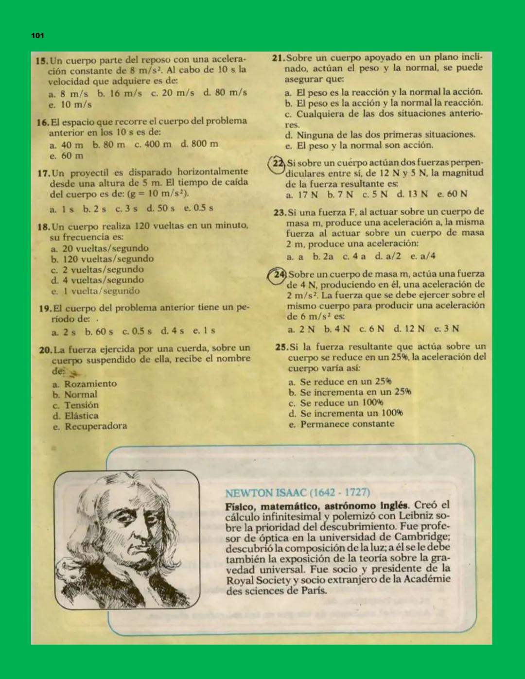 # Investigueemos 10
FISICA 2
CONTENIDO
Unidad 1: EL MUNDO FÍSICO
Unidad 6: ESTÁTICA
1.
La Física y otras ciencias
1.
Equilibrio de un cuerp