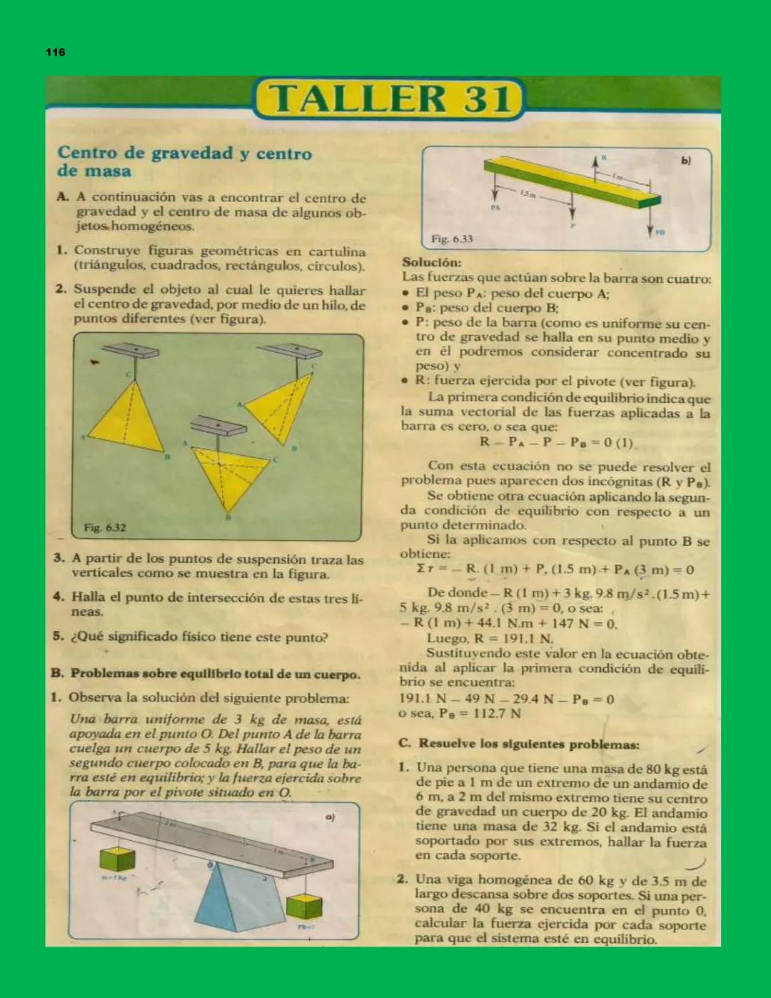 # Investigueemos 10
FISICA 2
CONTENIDO
Unidad 1: EL MUNDO FÍSICO
Unidad 6: ESTÁTICA
1.
La Física y otras ciencias
1.
Equilibrio de un cuerp