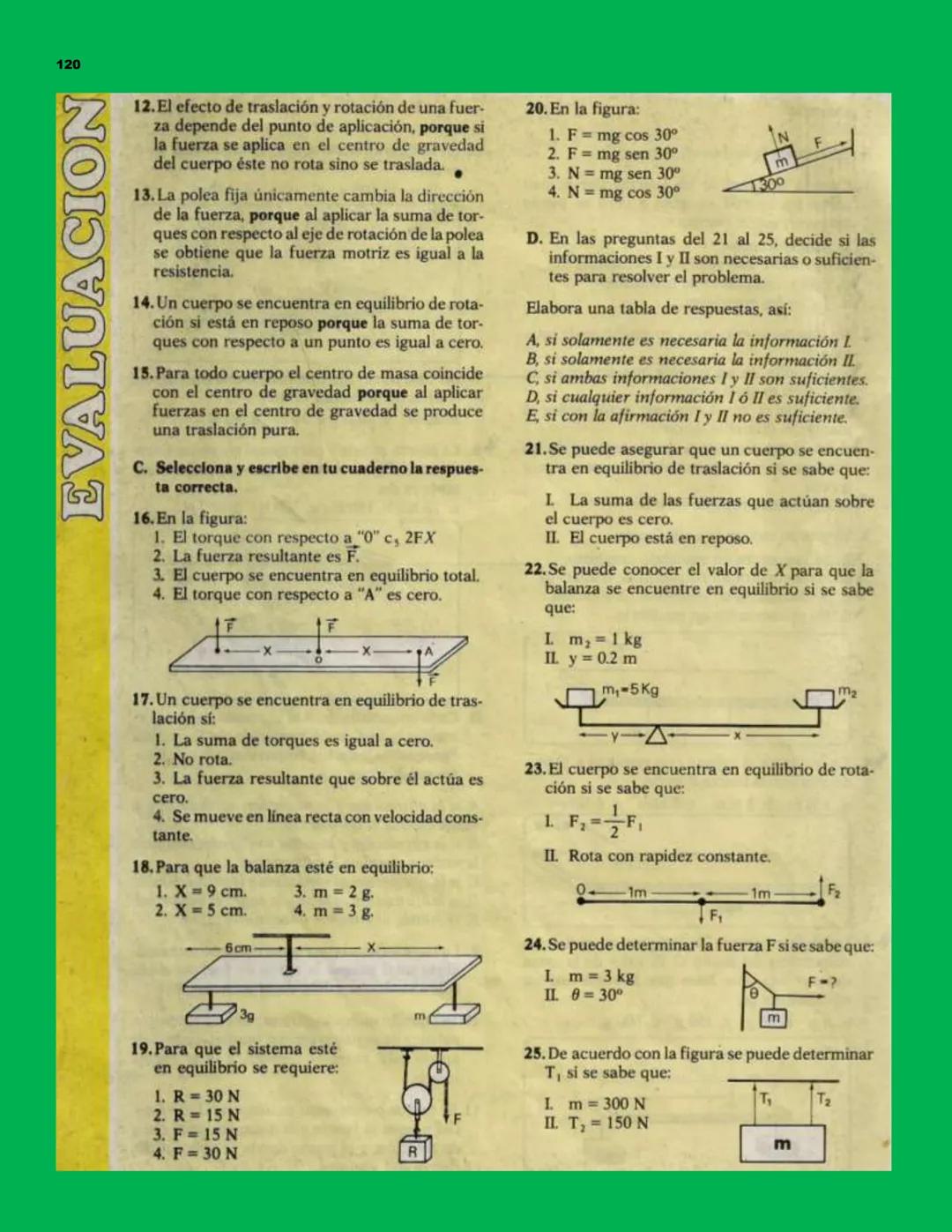 # Investigueemos 10
FISICA 2
CONTENIDO
Unidad 1: EL MUNDO FÍSICO
Unidad 6: ESTÁTICA
1.
La Física y otras ciencias
1.
Equilibrio de un cuerp