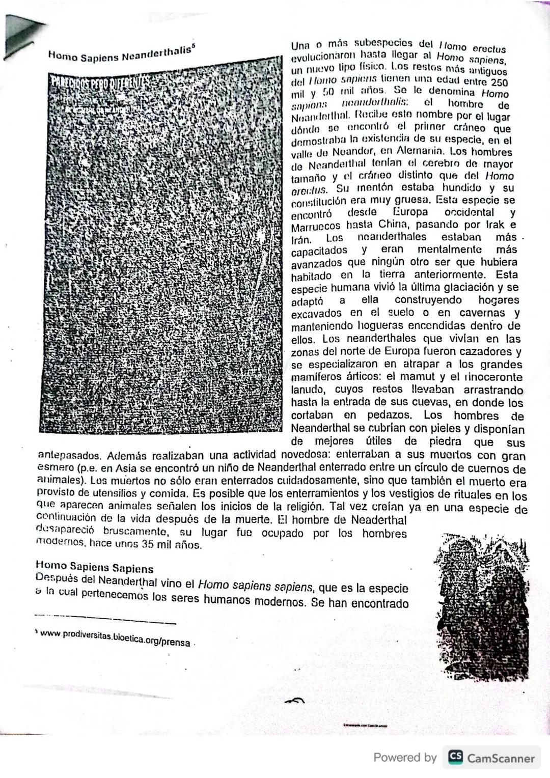 # INDUCCIÓN:
3. Lee atentamente el siguiente texto y subraya con un color rojo el concepto de prehistoria, y
con un color verde los princip