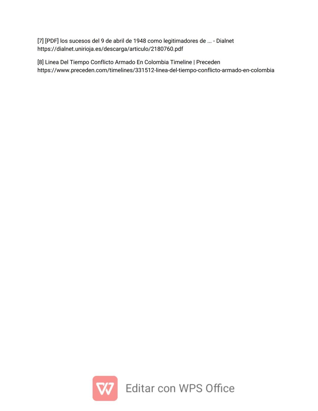 # #Línea de tiempo del Bogotazo y sus antecedentes y consecuencias
**Antes del Bogotazo**
- **1946 - Elecciones presidenciales en Colombia