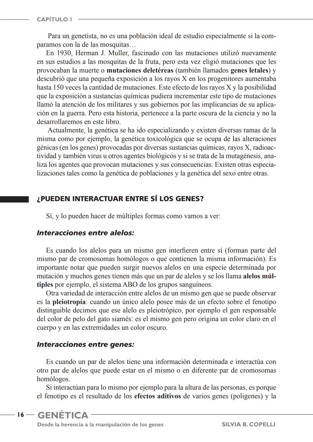 GENÉTICA
Desde la herencia
a la manipulación
de los genes
FHN
FUNDACIÓN
DE HISTORIA NATURAL
FÉLIX DE AZARA
SILVIA B. COPELLI GENÉTICA
Desde