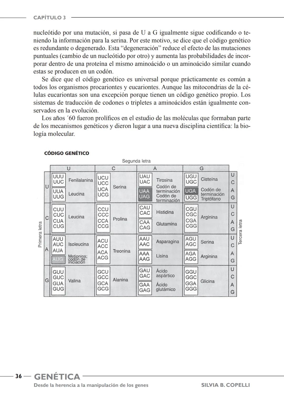 GENÉTICA
Desde la herencia
a la manipulación
de los genes
FHN
FUNDACIÓN
DE HISTORIA NATURAL
FÉLIX DE AZARA
SILVIA B. COPELLI GENÉTICA
Desde
