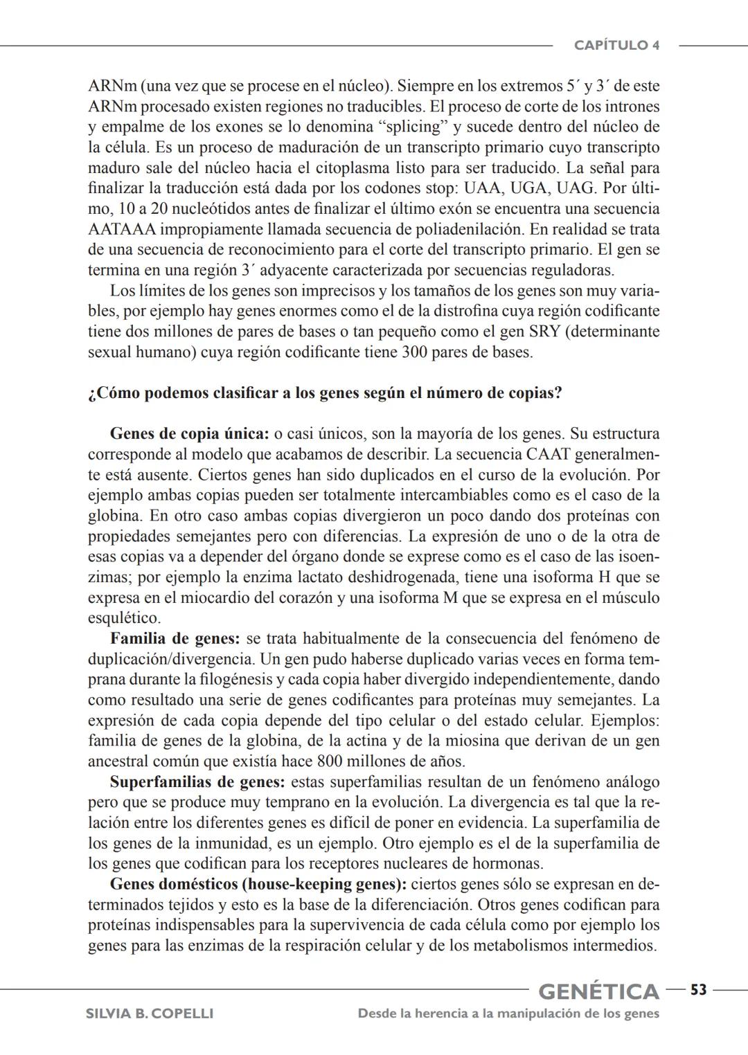 GENÉTICA
Desde la herencia
a la manipulación
de los genes
FHN
FUNDACIÓN
DE HISTORIA NATURAL
FÉLIX DE AZARA
SILVIA B. COPELLI GENÉTICA
Desde