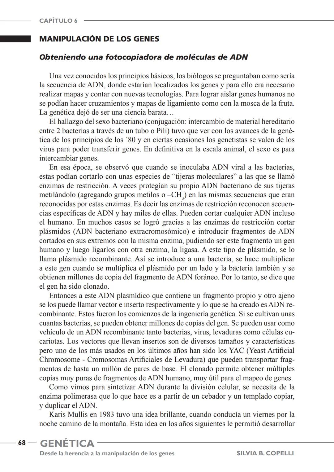 GENÉTICA
Desde la herencia
a la manipulación
de los genes
FHN
FUNDACIÓN
DE HISTORIA NATURAL
FÉLIX DE AZARA
SILVIA B. COPELLI GENÉTICA
Desde